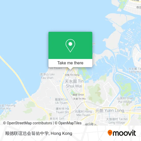 顺德联谊总会翁佑中学地圖