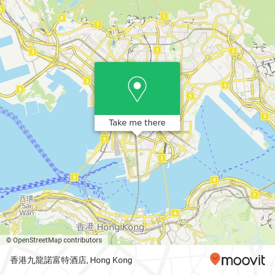 香港九龍諾富特酒店 map