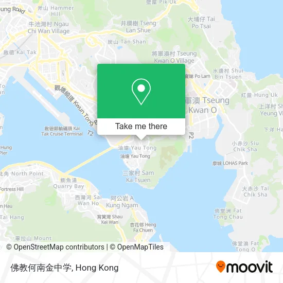 佛教何南金中学地圖