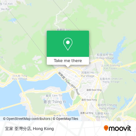 宜家 荃灣分店 map
