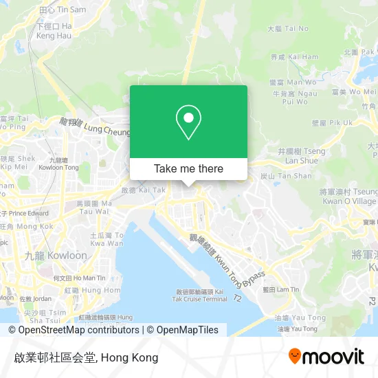 啟業邨社區会堂地圖
