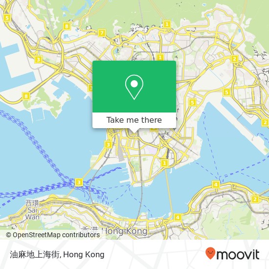 油麻地上海街 map
