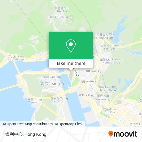 崇利中心地圖