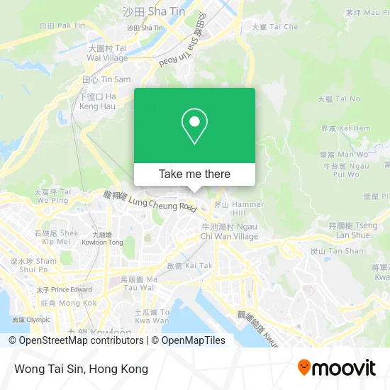 Wong Tai Sin map