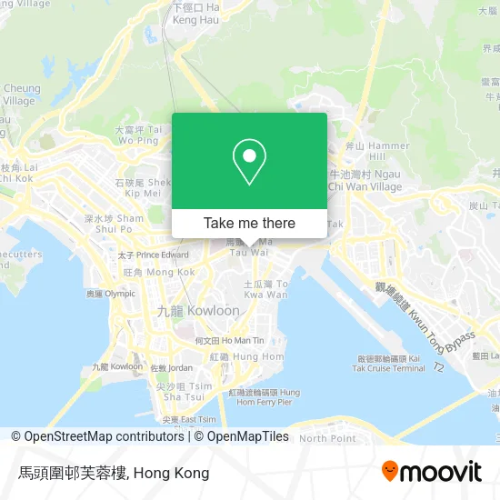 馬頭圍邨芙蓉樓地圖