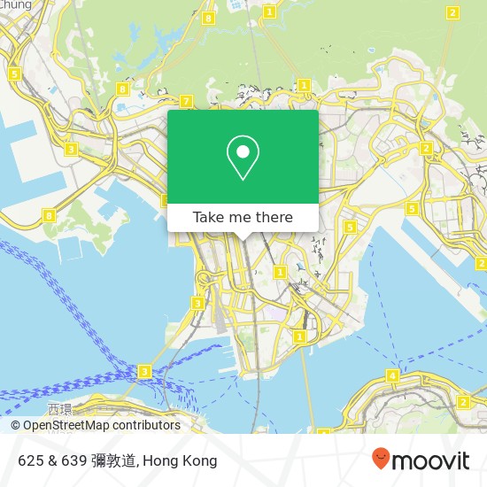 625 & 639 彌敦道 map