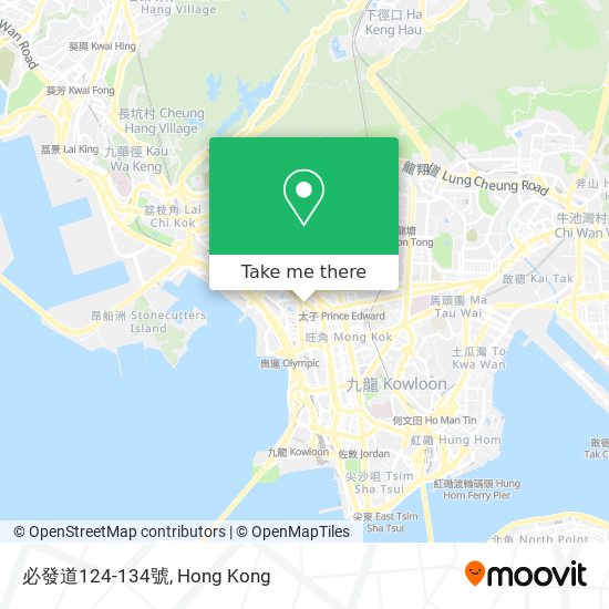 必發道124-134號 map