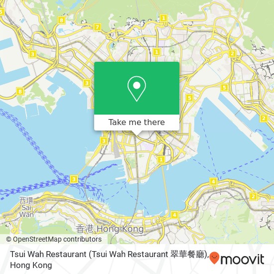 Tsui Wah Restaurant map