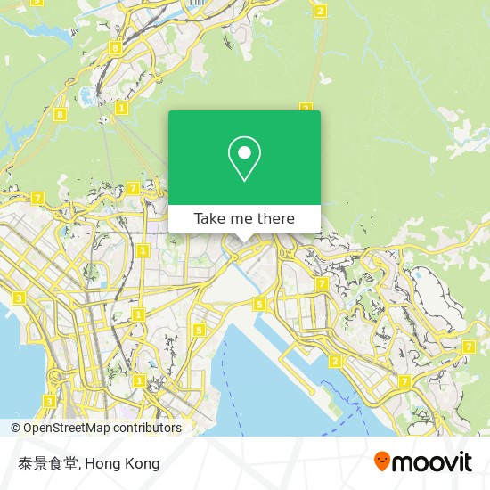 泰景食堂 map