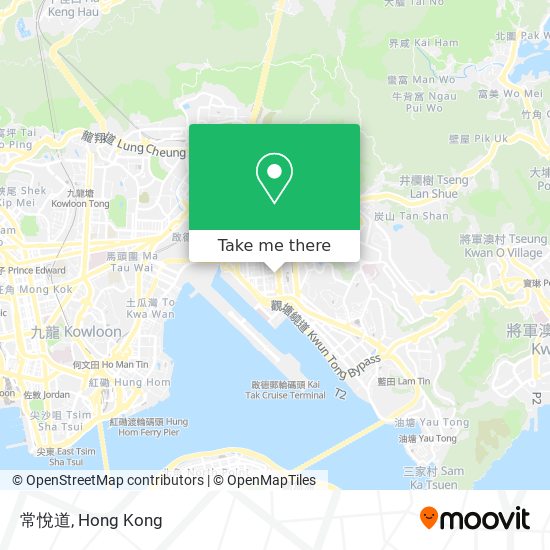 常悅道 map