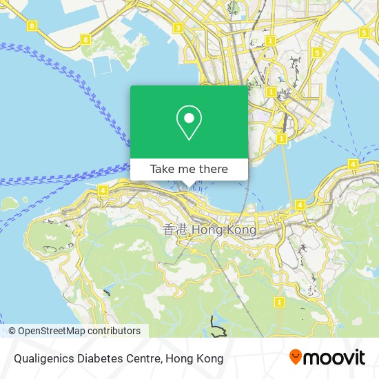 Qualigenics Diabetes Centre map