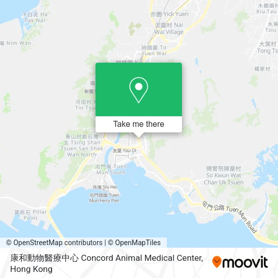 康和動物醫療中心 Concord Animal Medical Center地圖