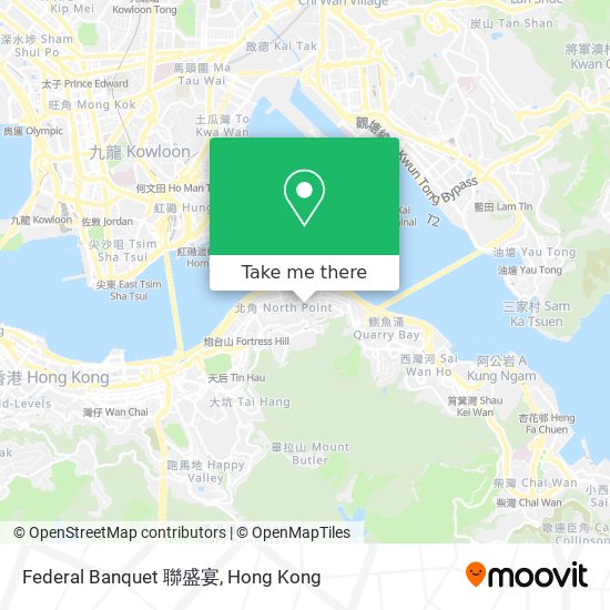 Federal Banquet 聯盛宴 map