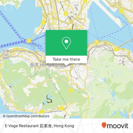 E-Vege Restaurant 茹素食 map
