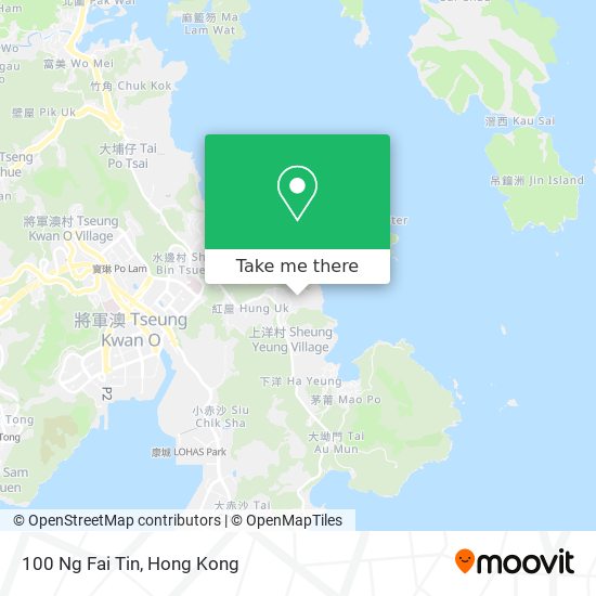 100 Ng Fai Tin map