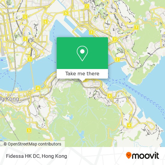 Fidessa HK DC地圖