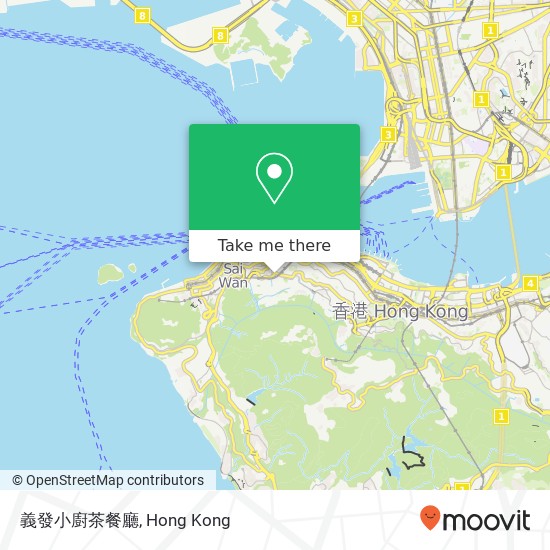 義發小廚茶餐廳 map