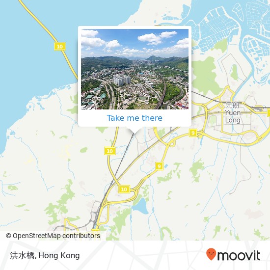 洪水橋 map