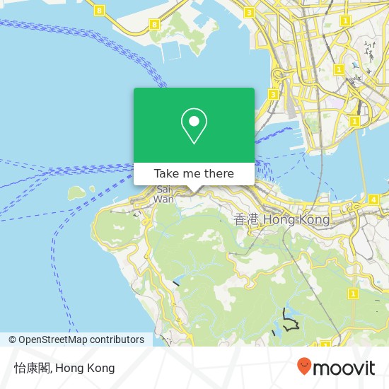 怡康閣 map