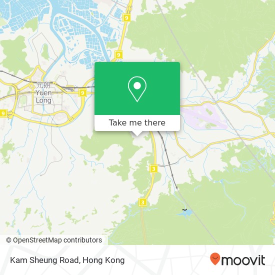Kam Sheung Road map