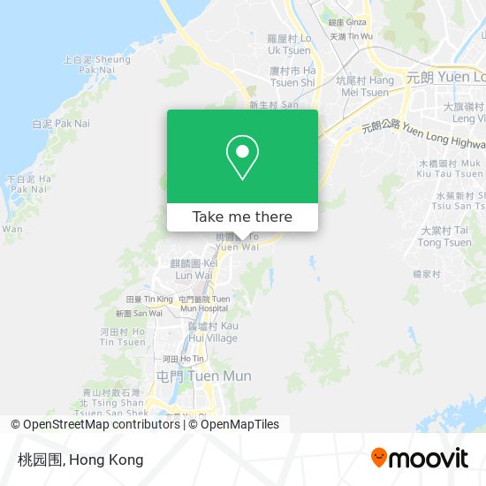 桃园围 map