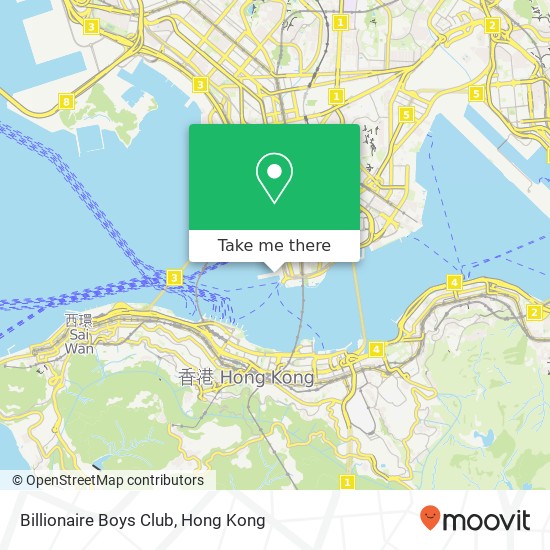 Billionaire Boys Club map