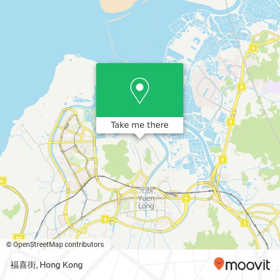 福喜街 map