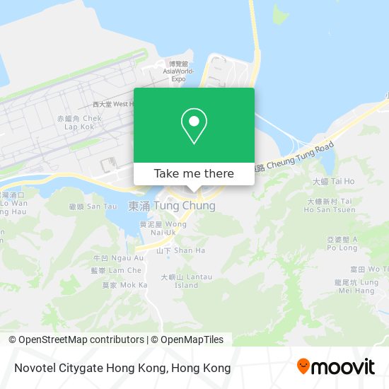 Novotel Citygate Hong Kong map