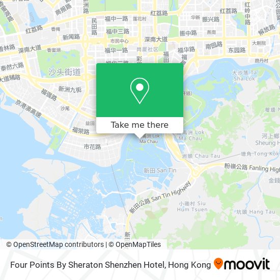 Four Points By Sheraton Shenzhen Hotel map