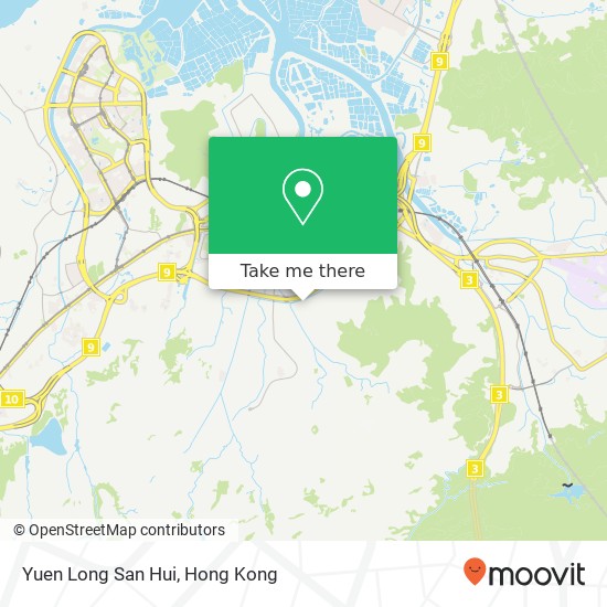 Yuen Long San Hui map