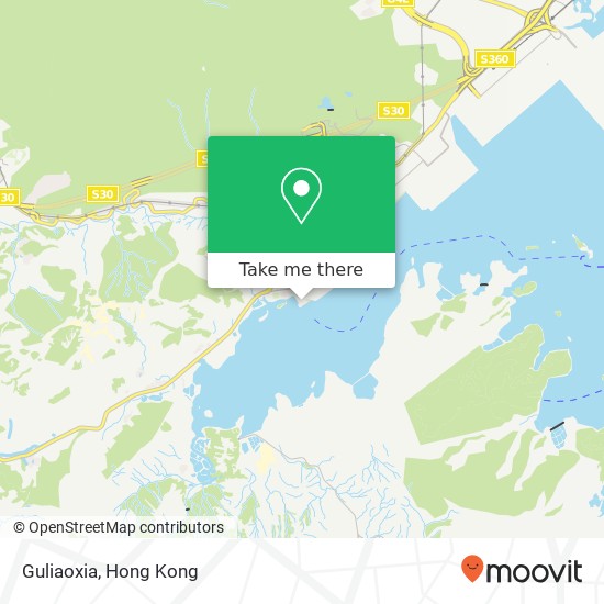 Guliaoxia map
