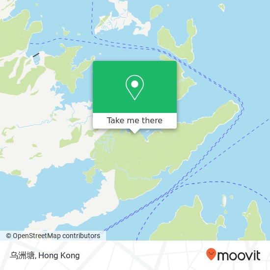 乌洲塘 map