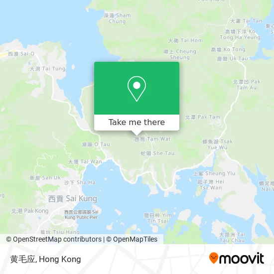 黄毛应地圖