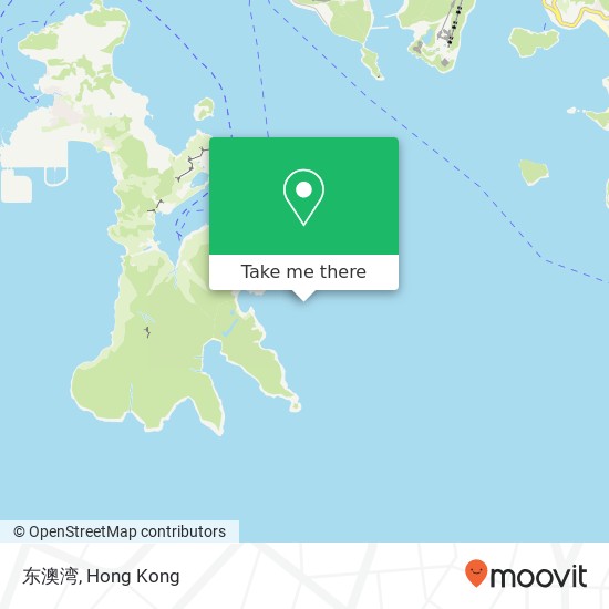 东澳湾 map