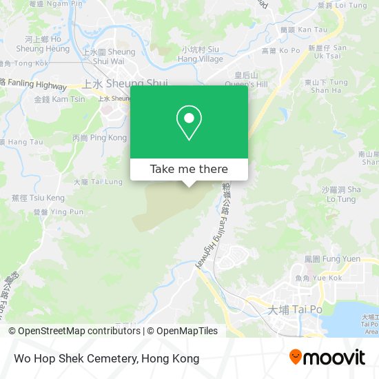 Wo Hop Shek Cemetery map