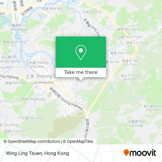 Wing Ling Tsuen map
