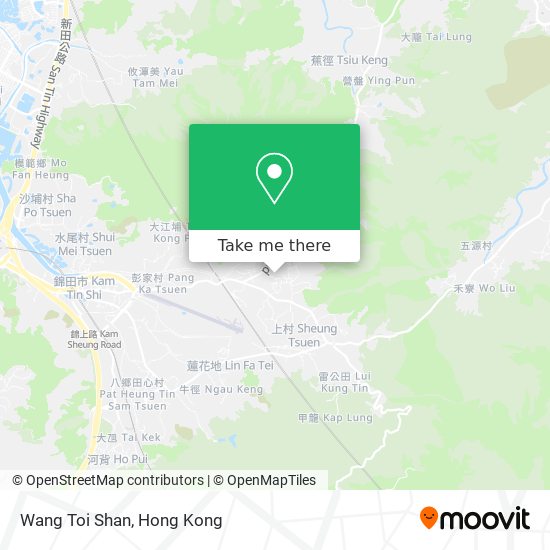 Wang Toi Shan map