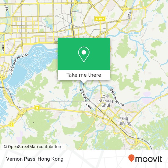 Vernon Pass map