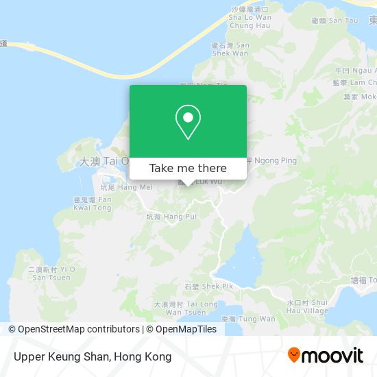 Upper Keung Shan map