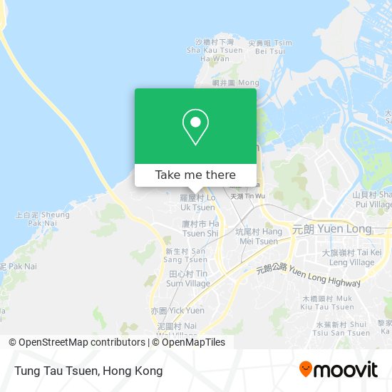 Tung Tau Tsuen map