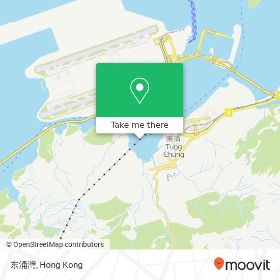 东涌灣 map