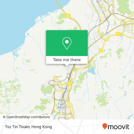 Tsz Tin Tsuen map
