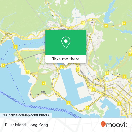 Pillar Island map