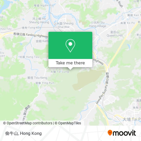 偷牛山 map