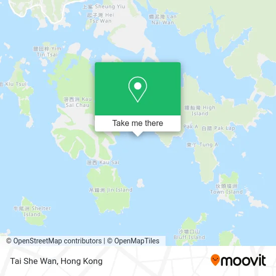 Tai She Wan map