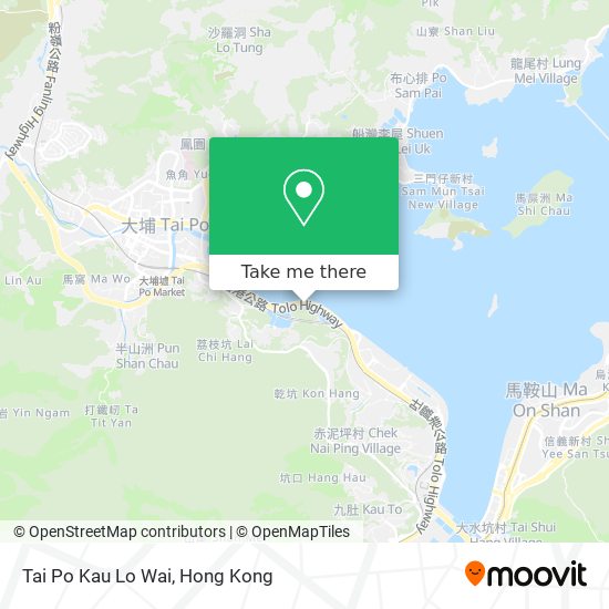 Tai Po Kau Lo Wai map