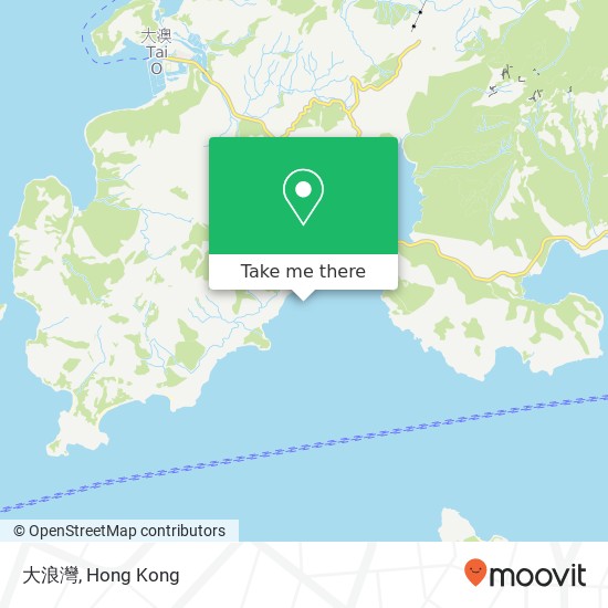 大浪灣 map