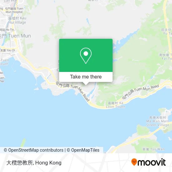 大欖懲教所地圖