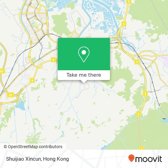 Shuijiao Xincun map