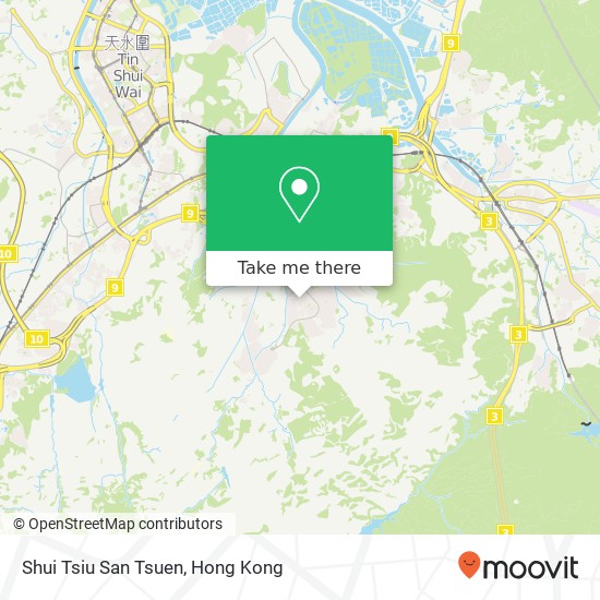 Shui Tsiu San Tsuen map